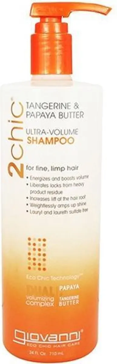 Giovanni Cosmetics 2chic Ultra-Volume Shampoo Tangerine Papaya 710ml