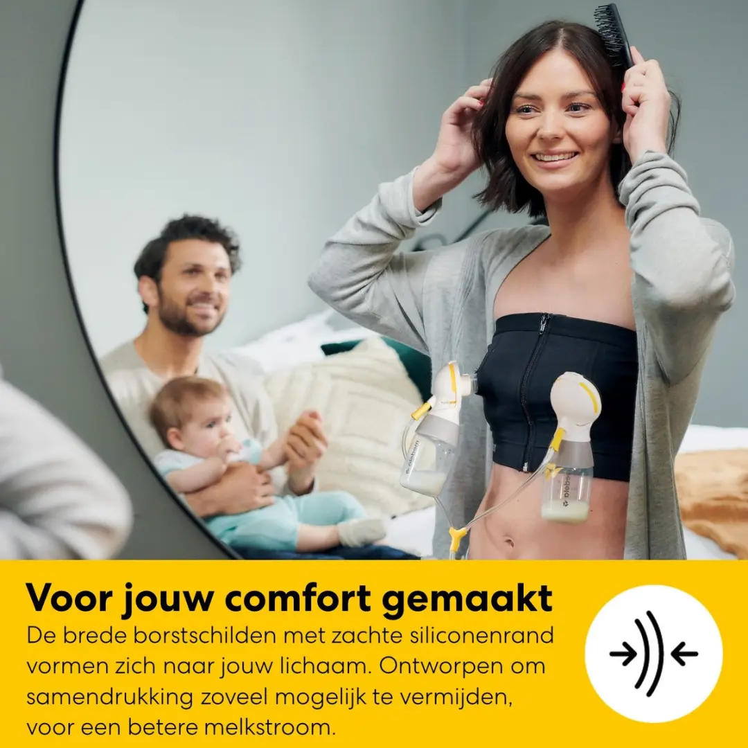Medela Freestyle Mini Dubbele Elektrische Borstkolf - Transparant