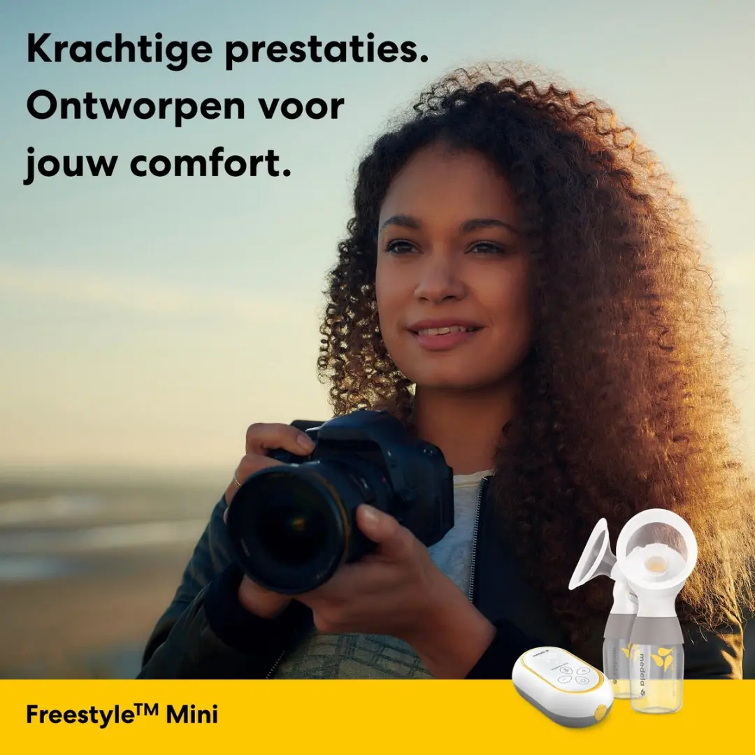 Medela Freestyle Mini Dubbele Elektrische Borstkolf - Transparant