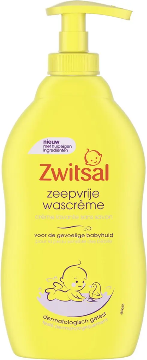 Zwitsal Zeepvrije Wascreme 1200ml - Voordeelpack 3x400ml