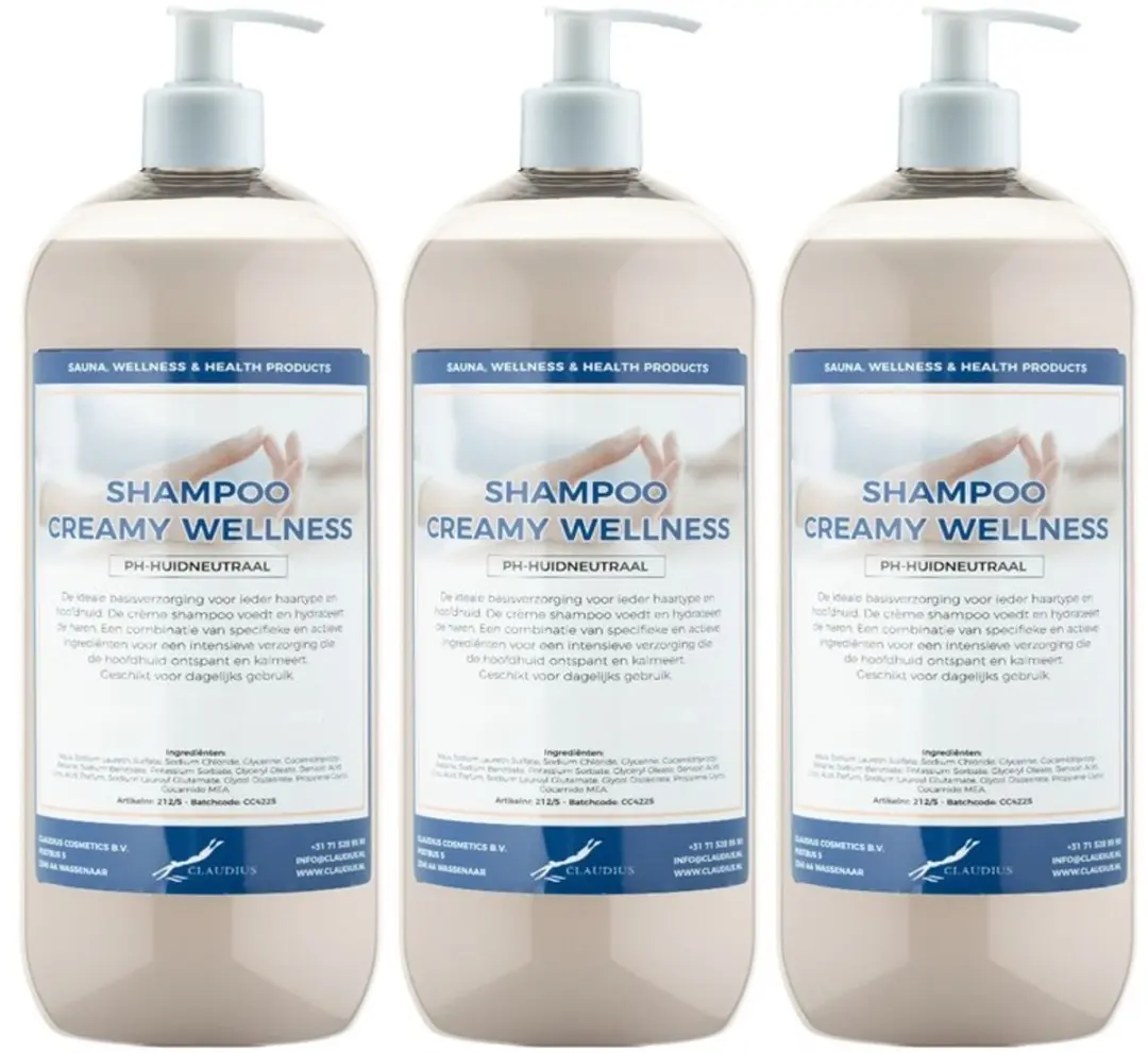 Splashbox Cosmetics Shampoo Creamy Wellness 1L