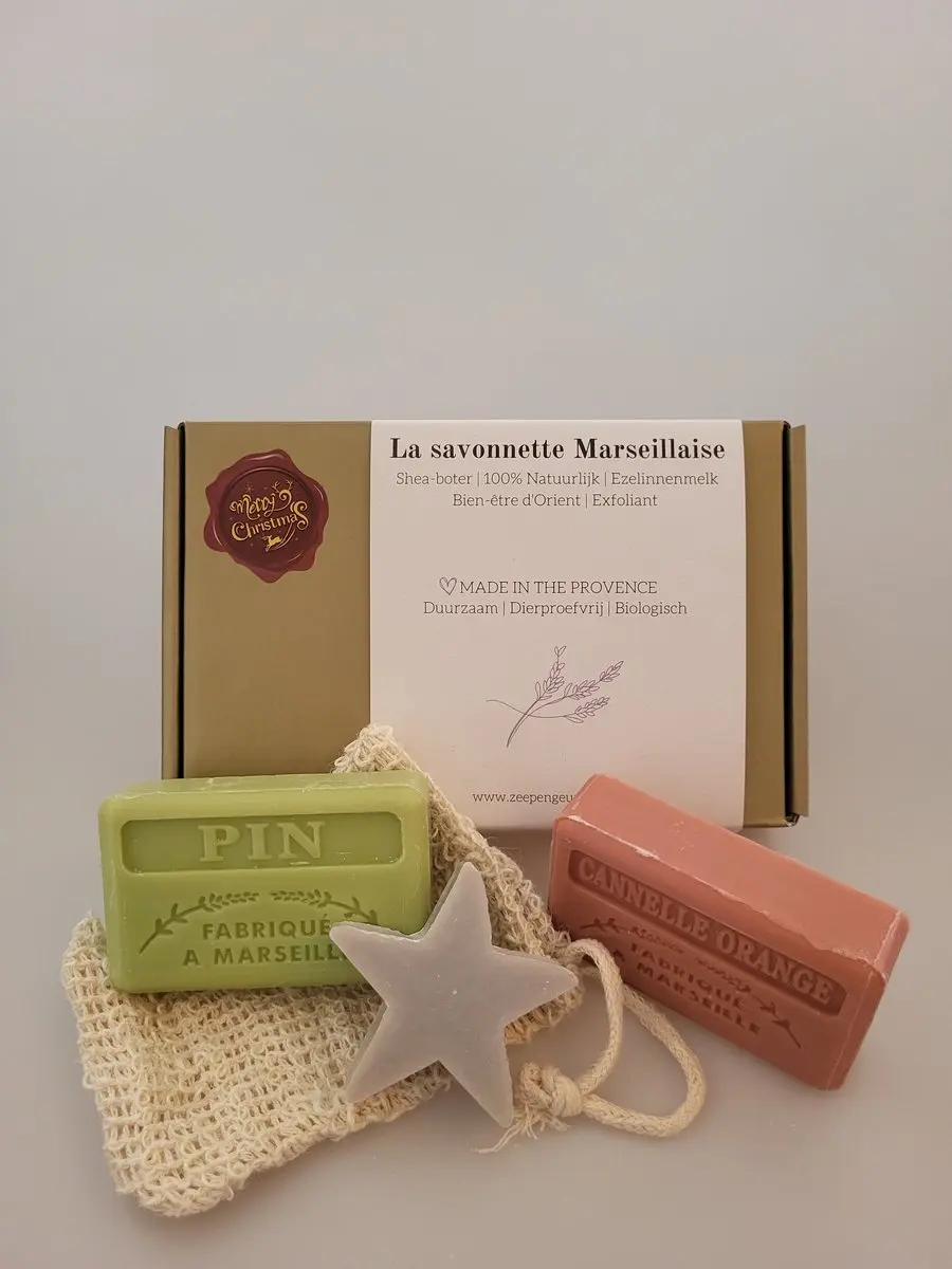 Savon de Marseille Kerstset Den Kaneel-Sinaasappel