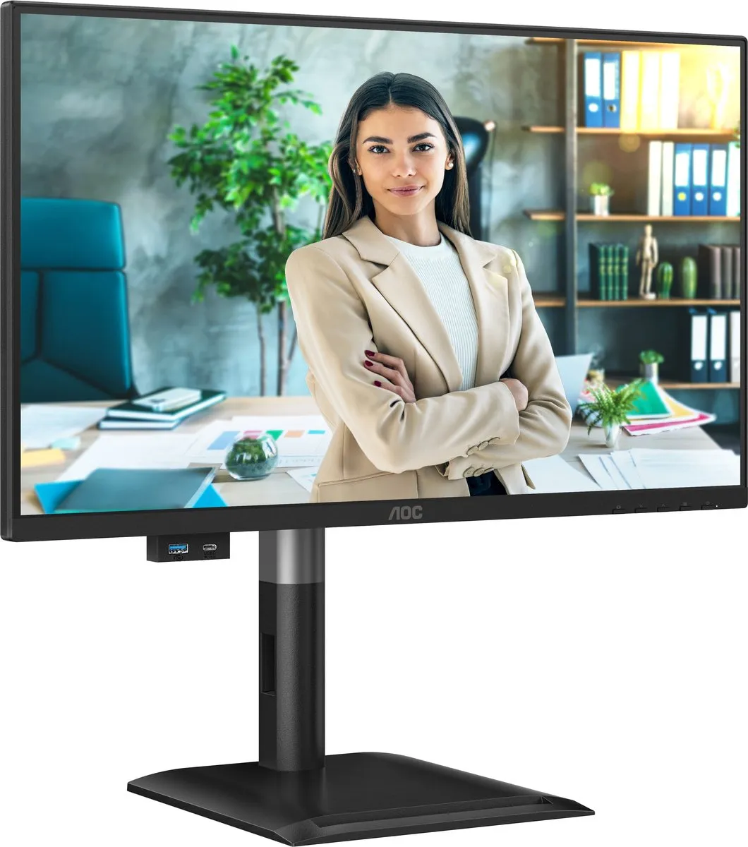 AOC 24P4CV Monitor 23.8" Full HD - Zwart