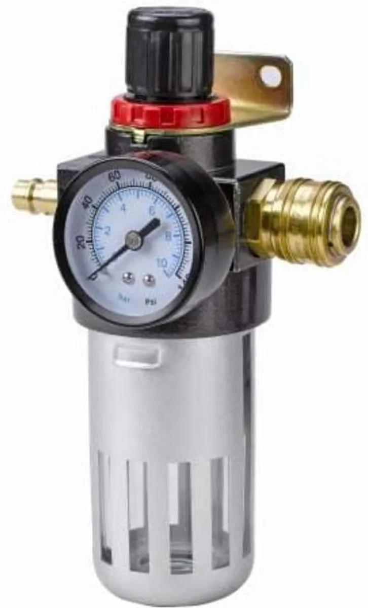 Einhell Filter + Drukregelaar R 1/4" Buitendraad