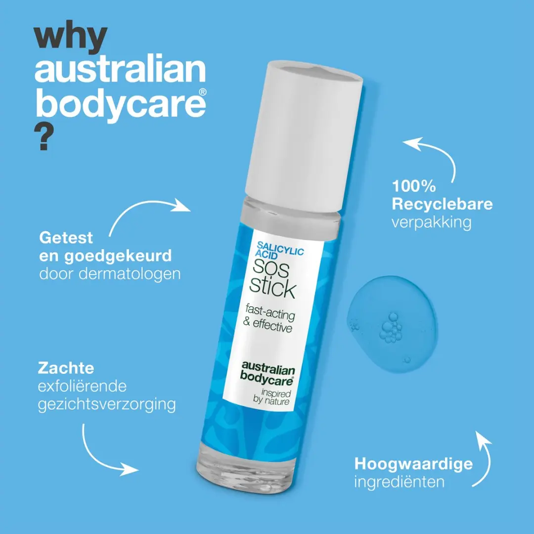 Australian Bodycare Salicylzuur SOS Stick 9ml - afbeelding 6 van 6
