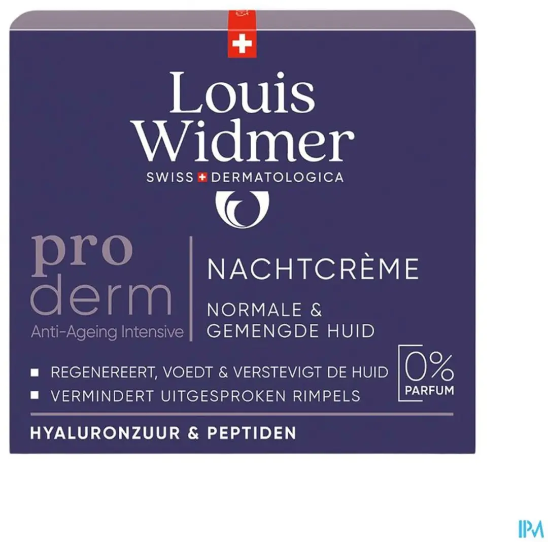 Louis Widmer Proderm Nachtcrème 50ml - Gezicht