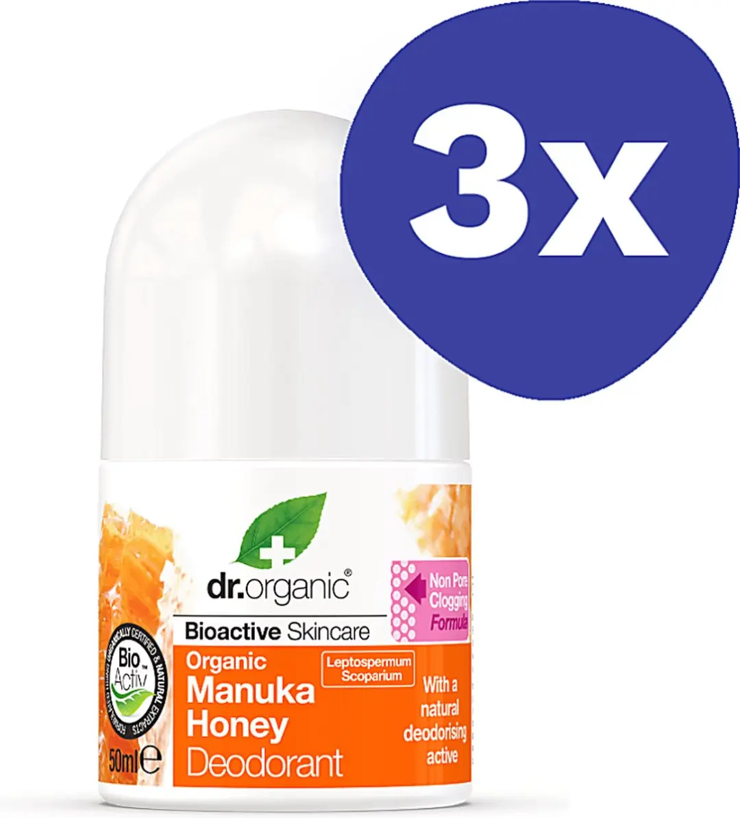 Dr Organic Manuka Honing Deodorant 50ml