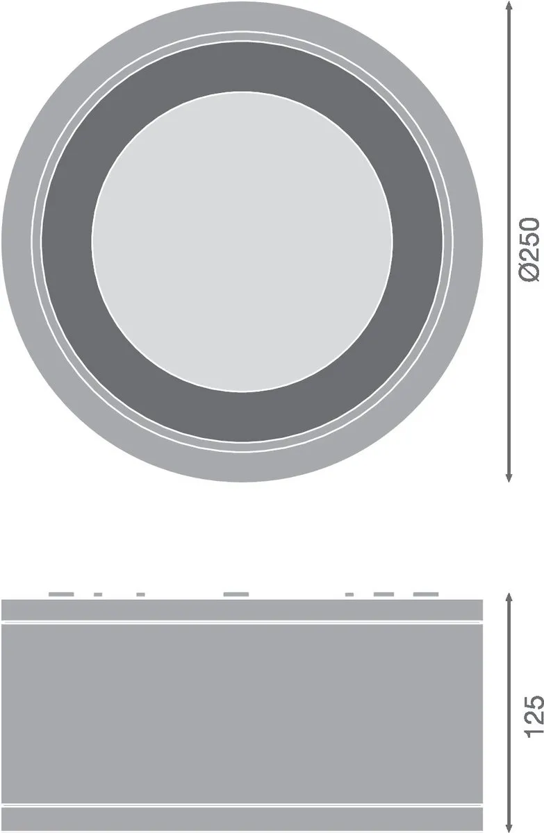 LEDVANCE LED Downlight Surface IP65 45W