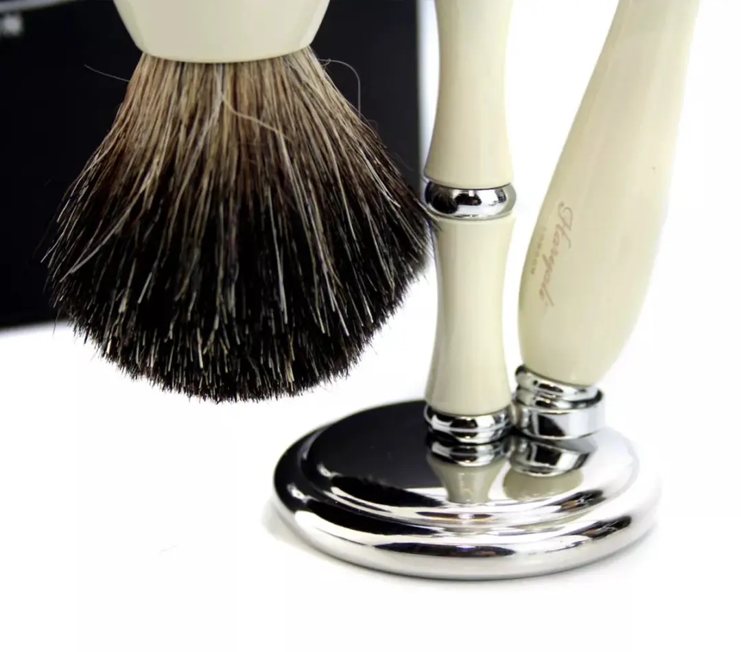Haryali London Scheerset Off White - DE Safety Razor 4-delig