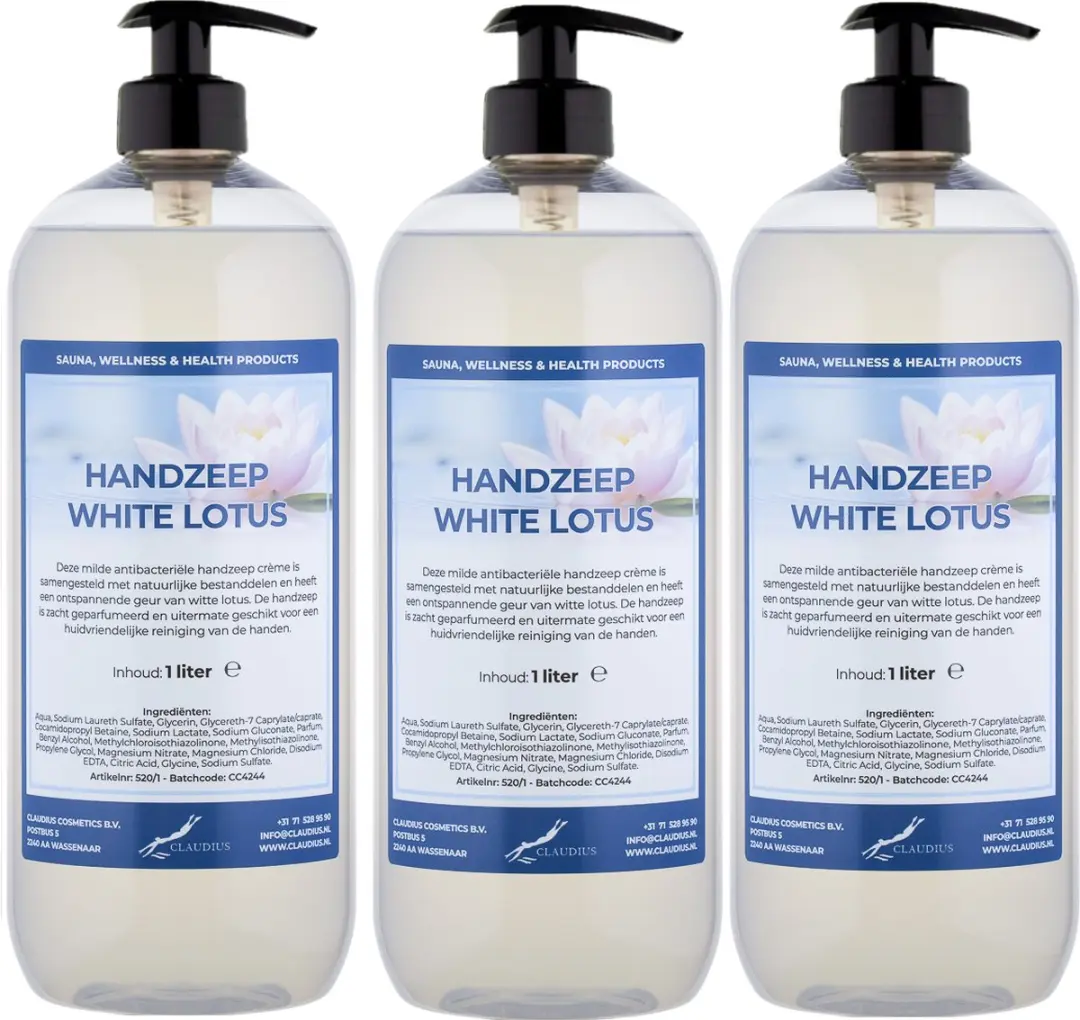 Splashbox Cosmetics Handzeep White Lotus 3x1L
