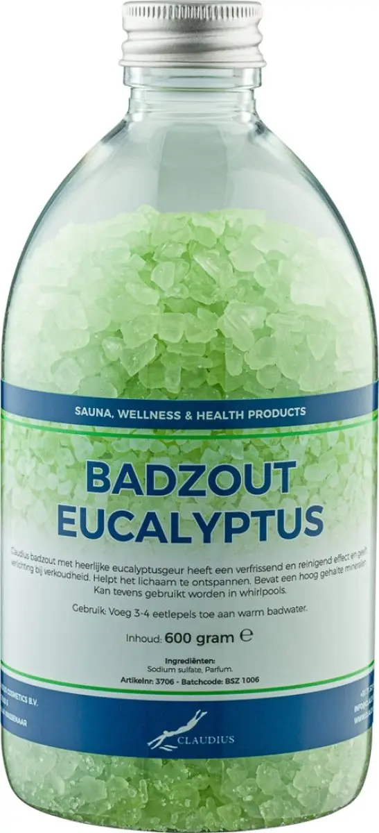 Splashbox Cosmetics Claudius Badzout Eucalyptus 600g - 6 Stuks