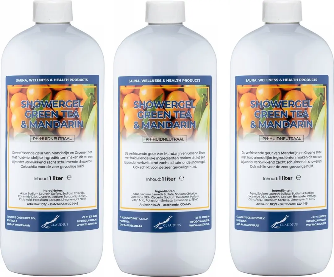 Splashbox Cosmetics Douchegel Green Tea & Mandarin 1L