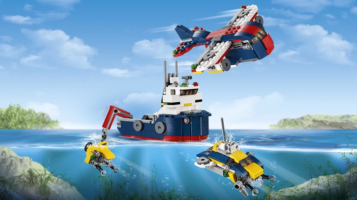 LEGO Creator Oceaanonderzoeker 31045 - 213 Stukken - Meerkleurig