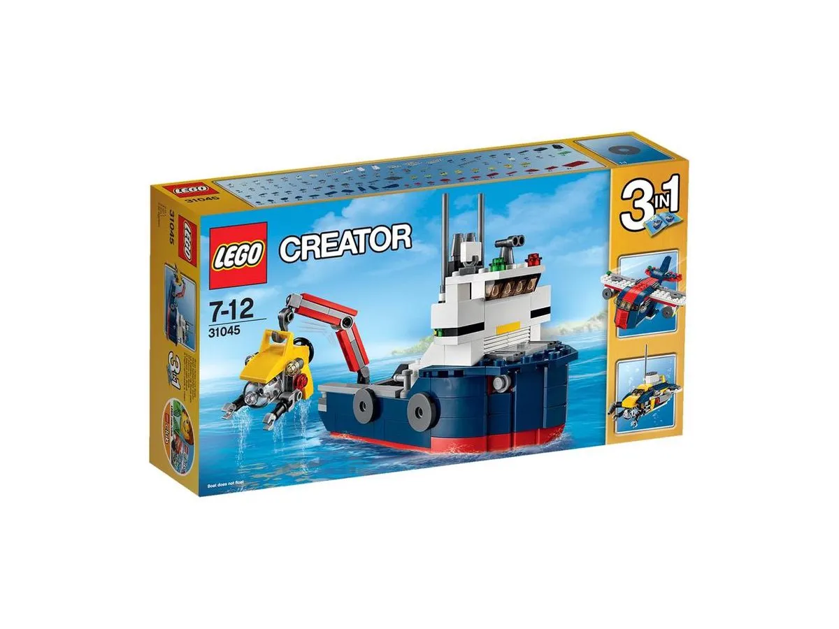 LEGO Creator Oceaanonderzoeker 31045 - 213 Stukken - Meerkleurig