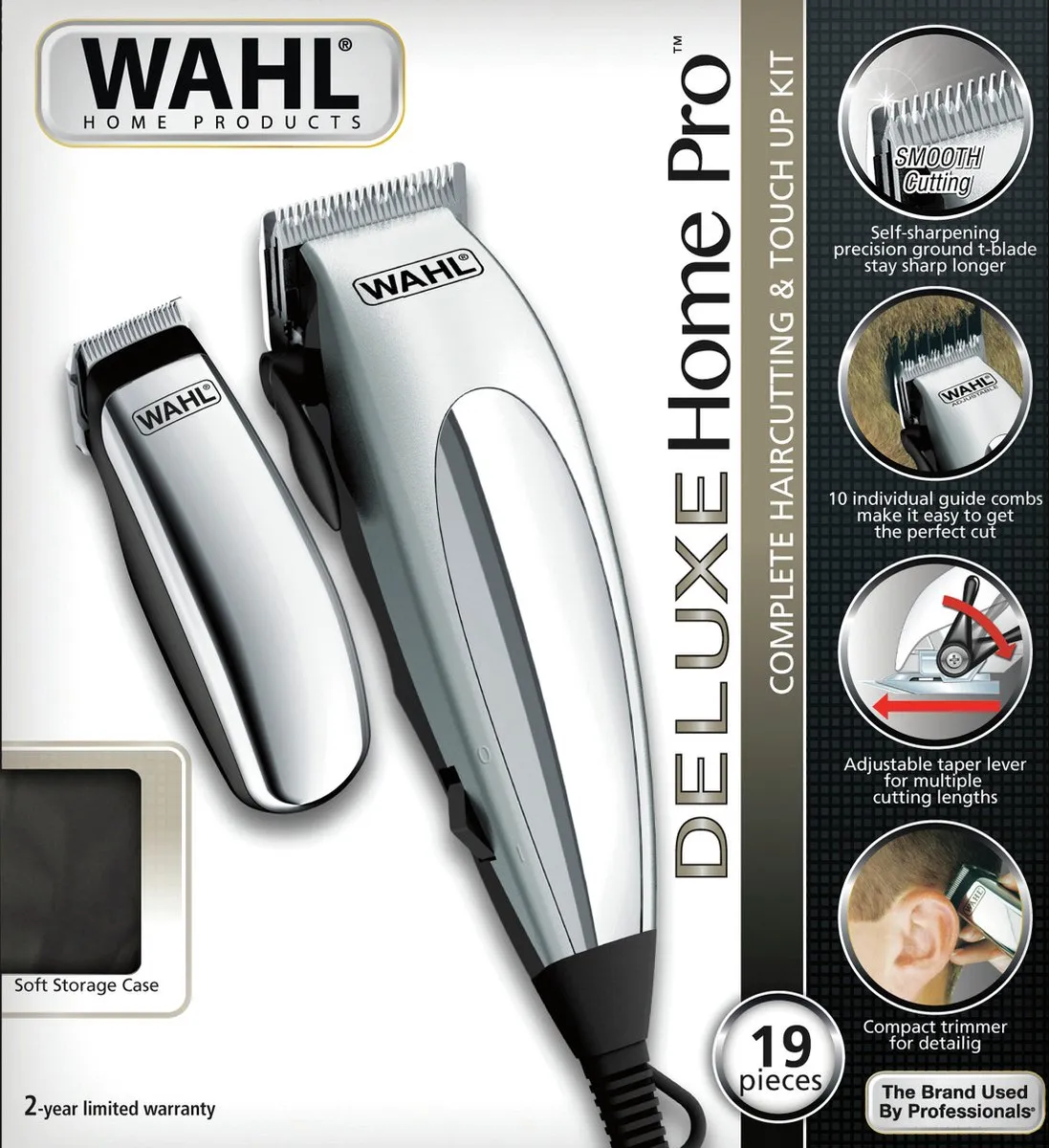 Wahl Vogue Deluxe WA79305-1316 Tondeuse - Zilver