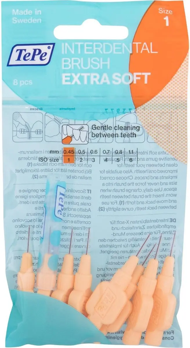 TePe Extra Zacht Lichtoranje Rager