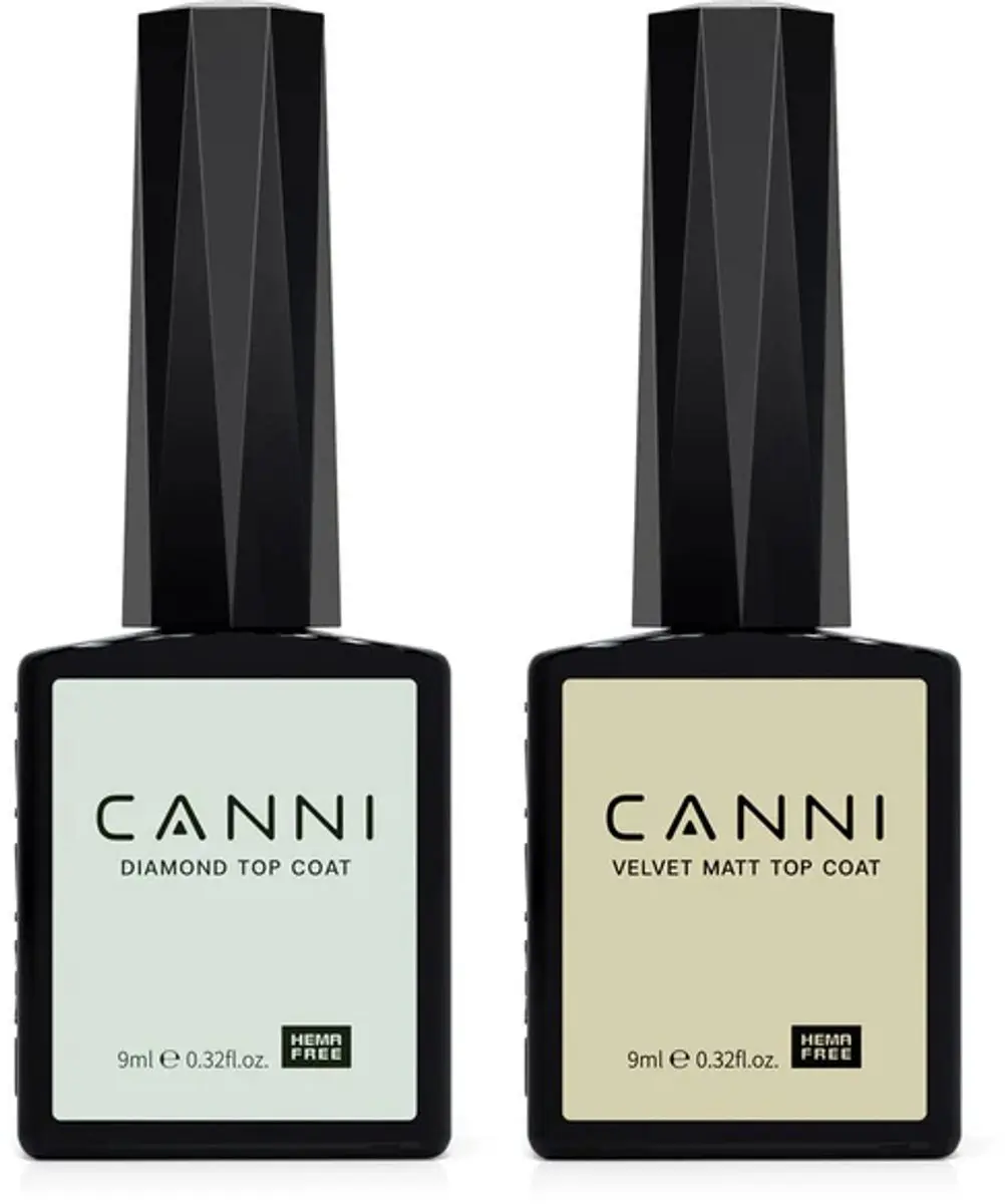 Canni Top & Matte Top Coat UV Gellak Set 18ml
