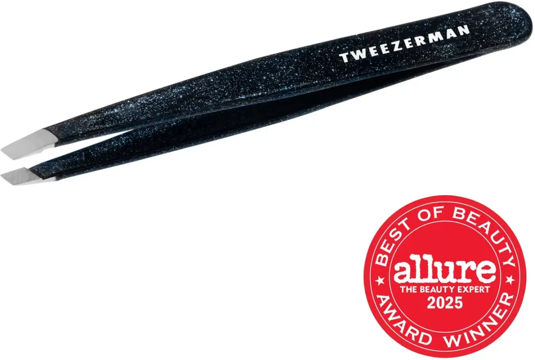 Tweezerman Slant Dusted Onyx Wenkbrauwpincet