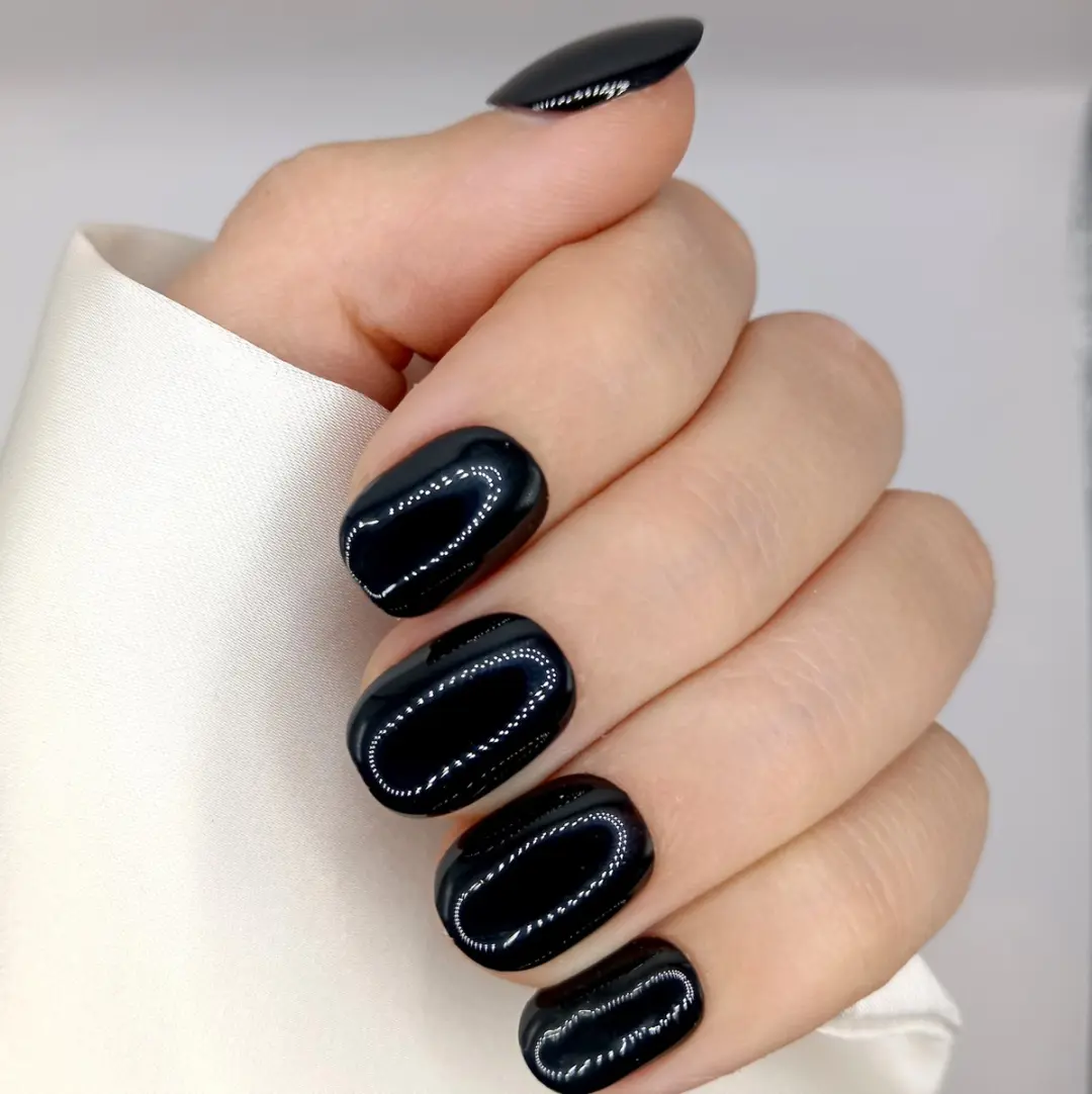 SD Press on Nails B-89 Plaknagels 20 Stuks - Zwart