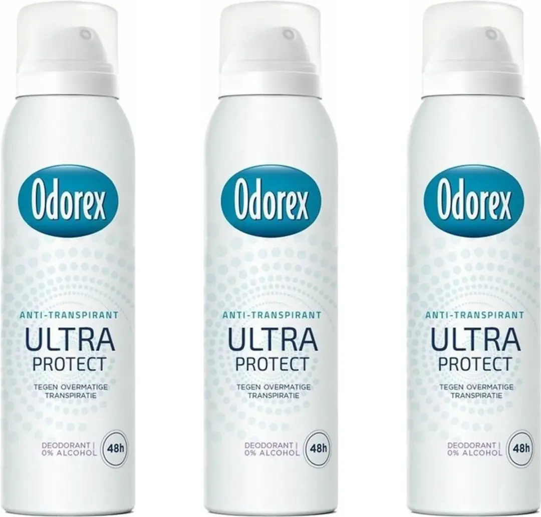 Odorex Deo Spray Ultra Protect 3x150ml - afbeelding 6 van 6