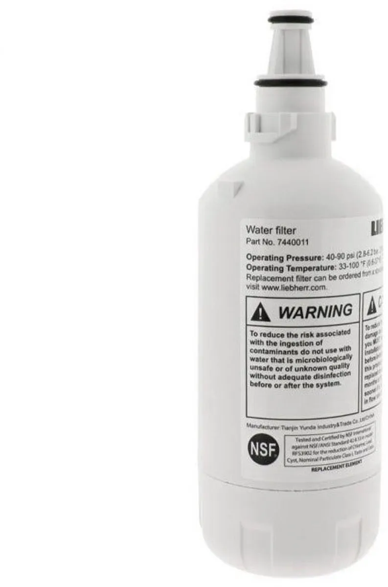 Liebherr Waterfilter 9880980 - Zwart