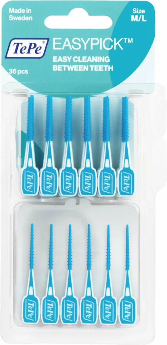 TePe EasyPick Blauw M/L