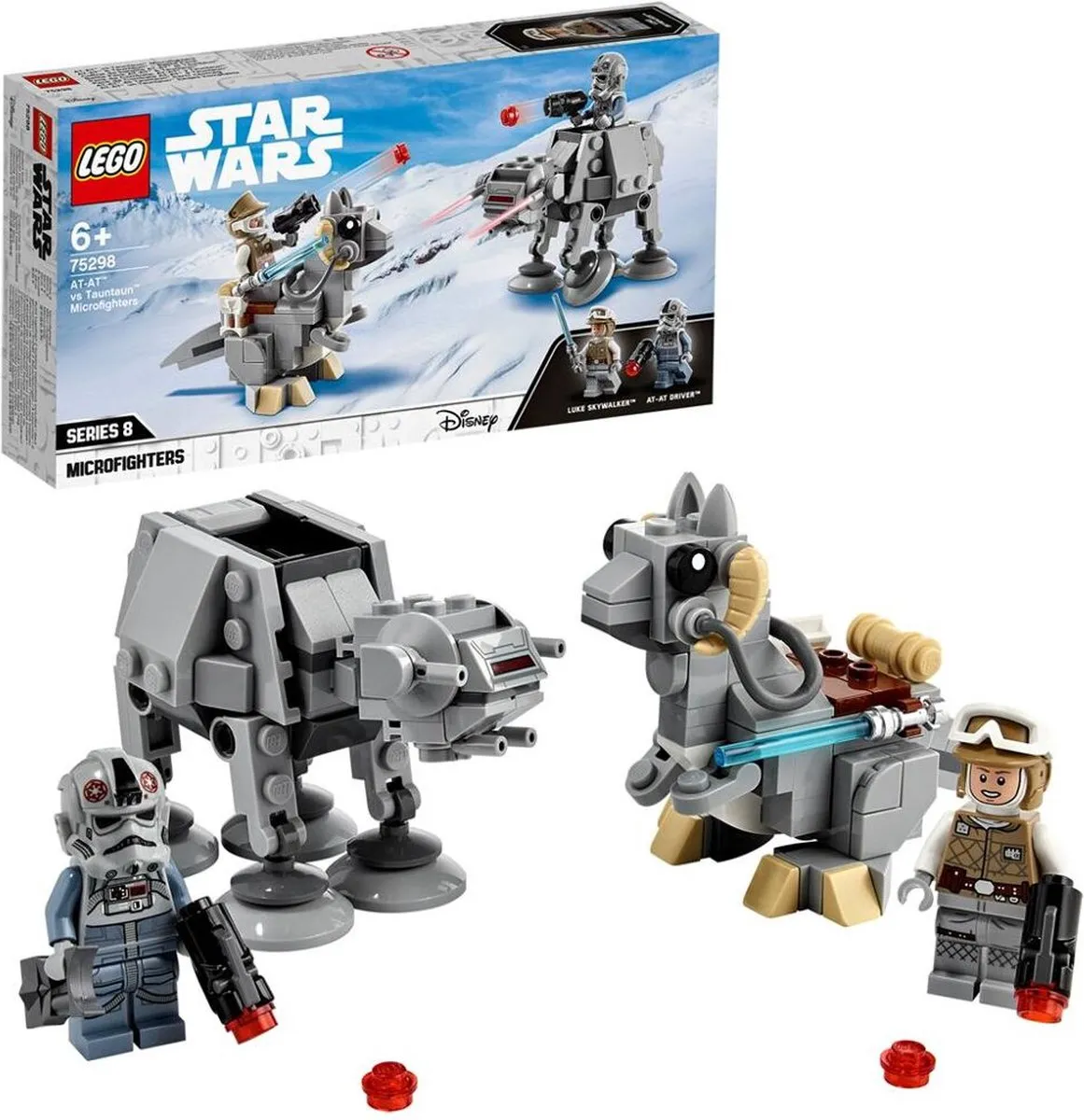 LEGO Star Wars AT-AT vs. Tauntaun Microfighters 75298 - 166 Stukken