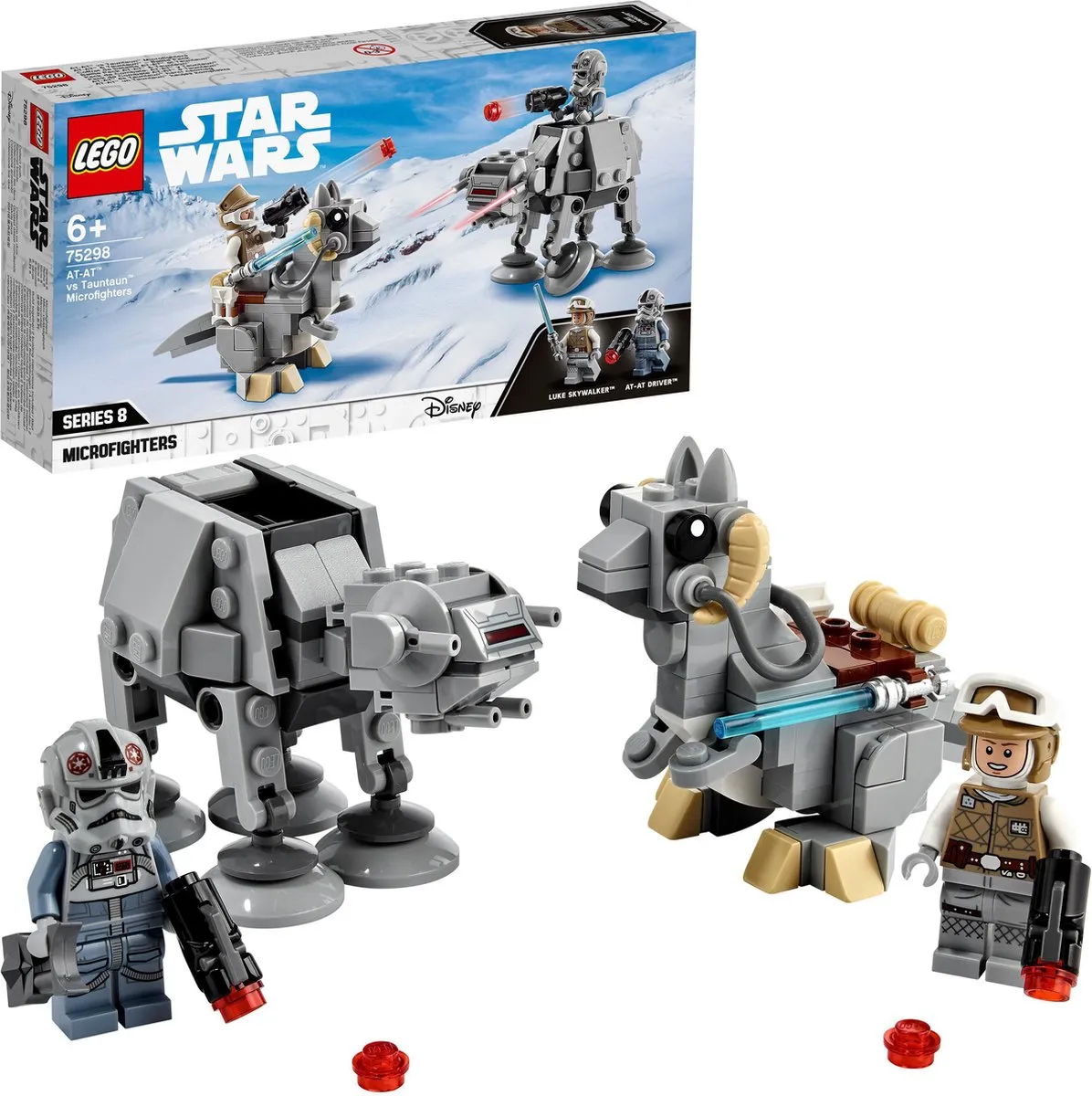LEGO Star Wars AT-AT vs. Tauntaun Microfighters 75298 - 166 Stukken