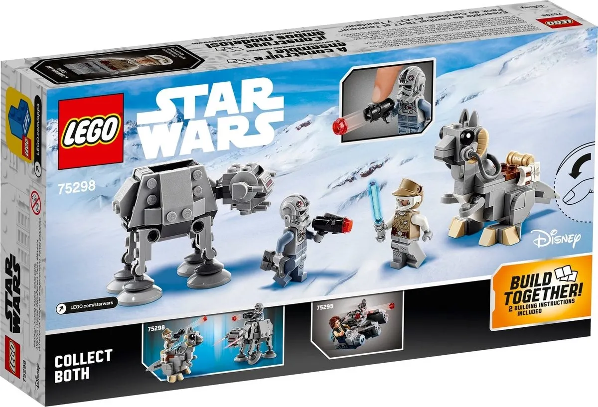 LEGO Star Wars AT-AT vs. Tauntaun Microfighters 75298 - 166 Stukken
