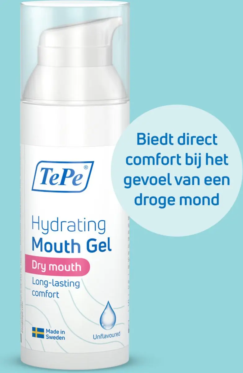 TePe Hydraterende Mondgel Smaakloos - 6x50ml
