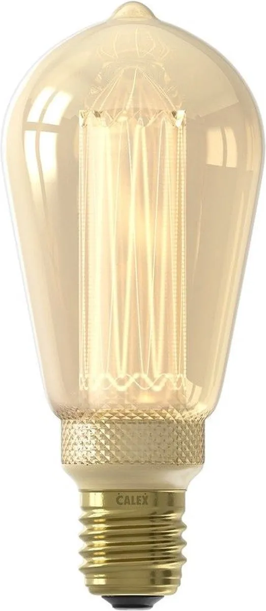 Calex Crown Series LED Lamp E27 - 3.5W - Goud - 1800K