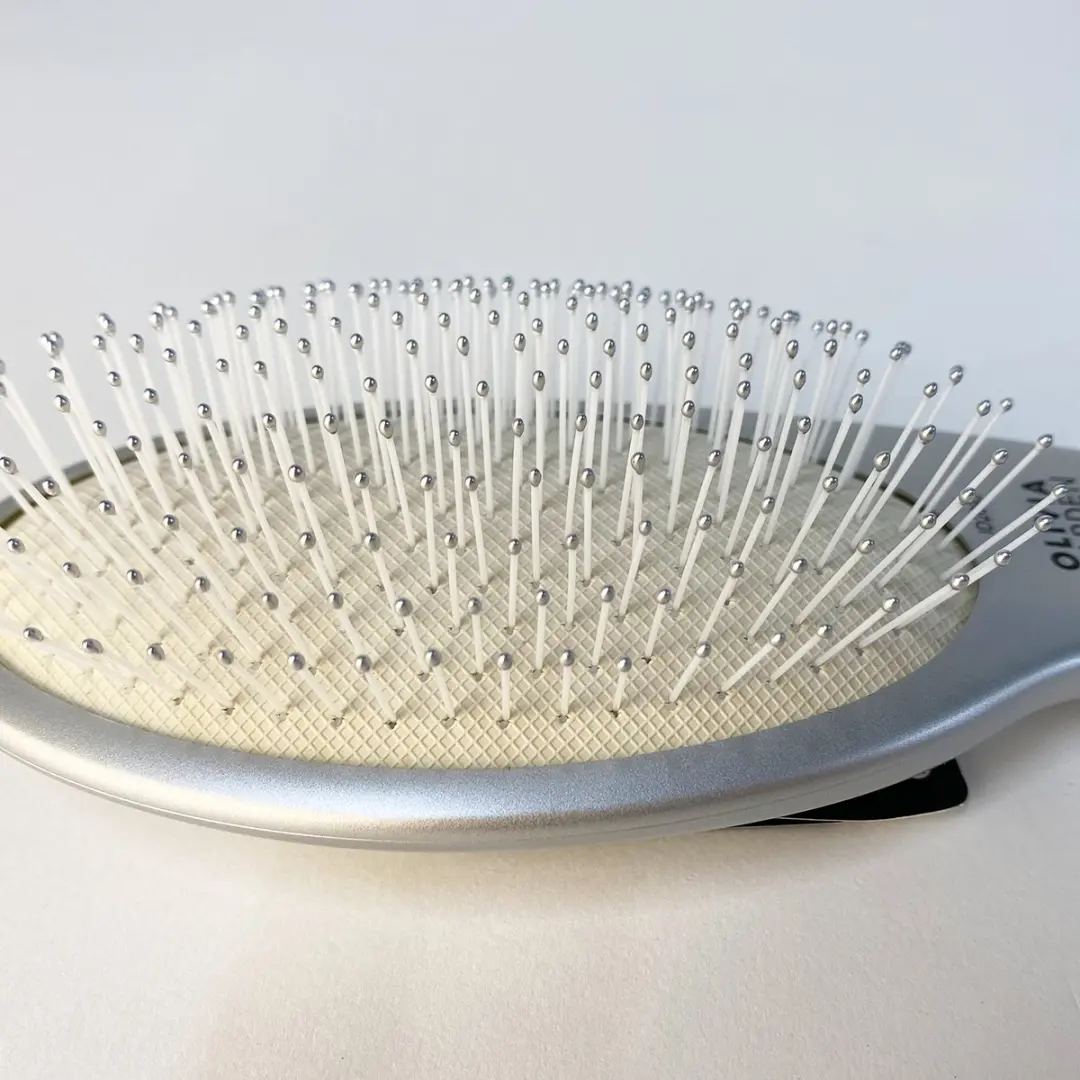 Olivia Garden Curve Nylon Borstels - Zilver