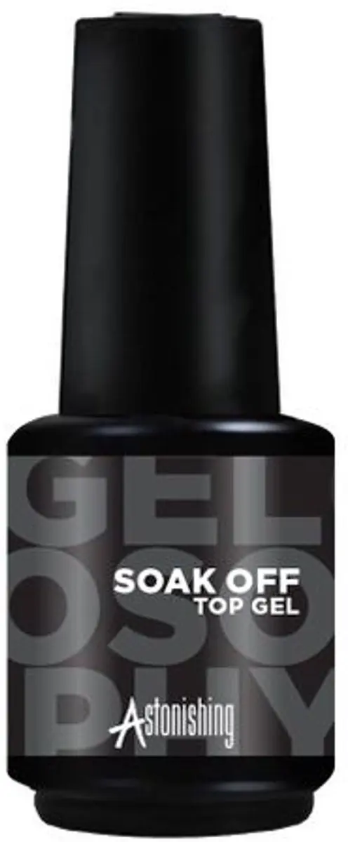 Astonishing Gelosophy Soak Off Top Gel 15ml