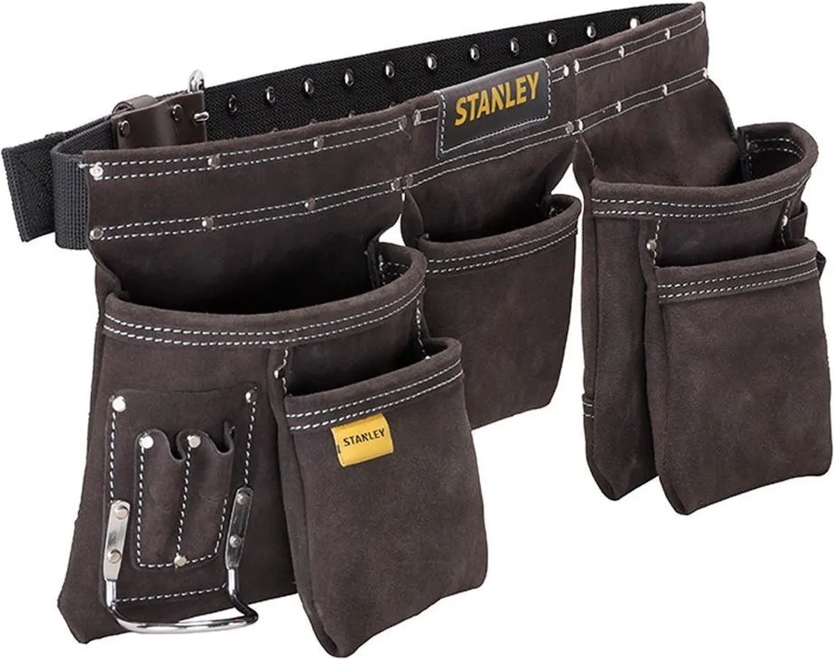 Stanley STST1-80113 Dubbele Gereedschapsgordel - Grijs