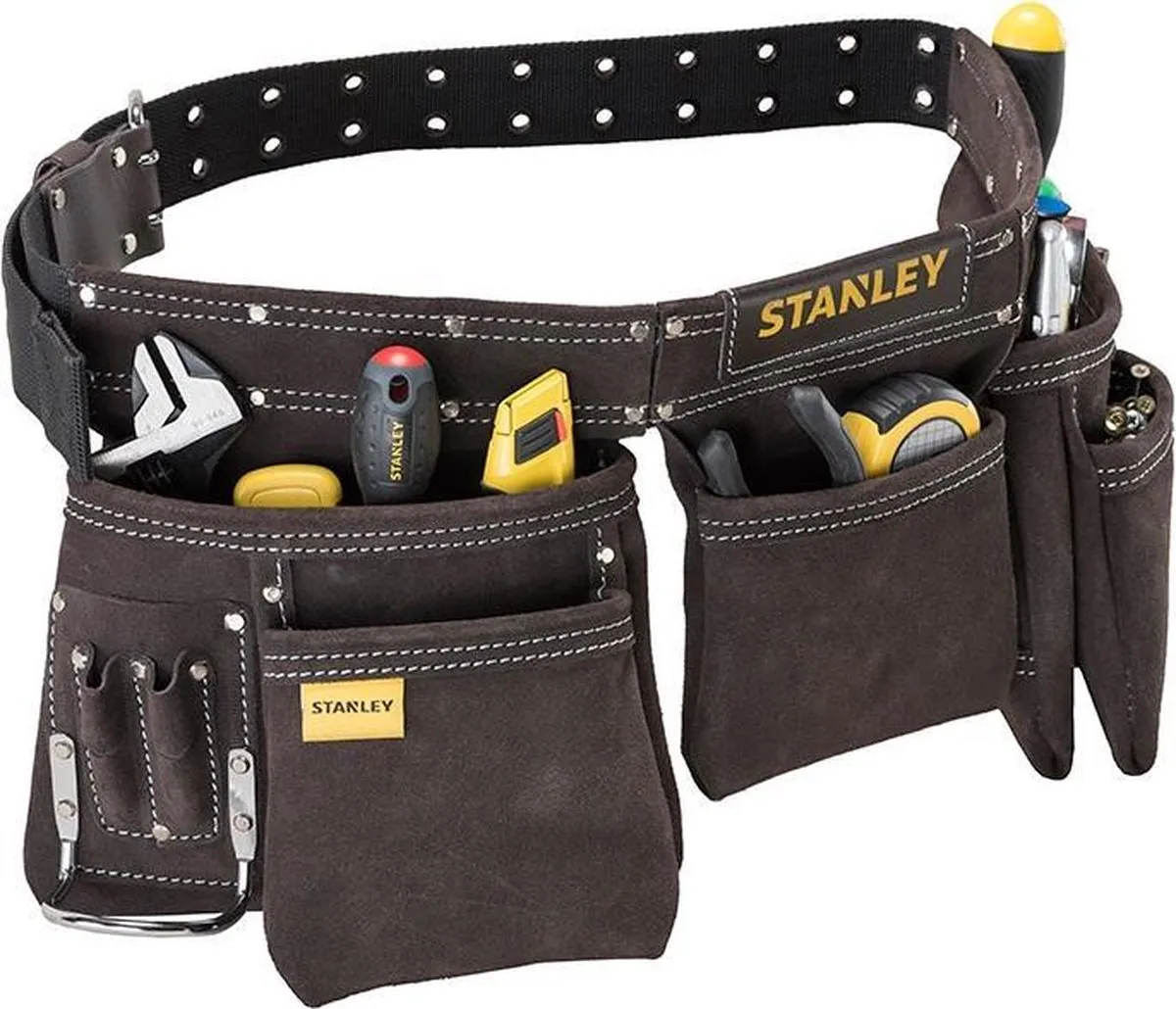 Stanley STST1-80113 Dubbele Gereedschapsgordel - Grijs