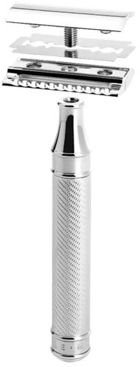 Mühle Double Edge Scheermes - Chroom - Zwart