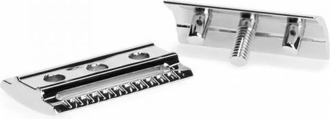 Mühle Double Edge Scheermes - Chroom - Zwart - afbeelding 6 van 6