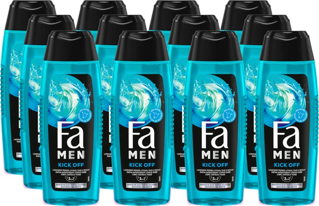 Fa Kick-Off Douchegel 12x250ml
