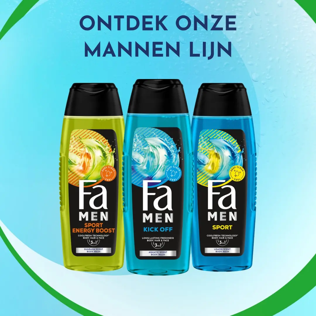 Fa Kick-Off Douchegel 12x250ml