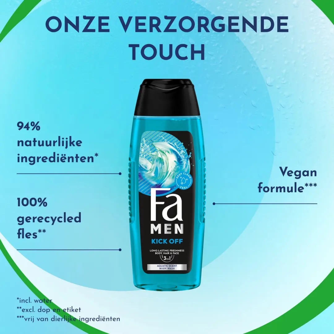 Fa Kick-Off Douchegel 12x250ml