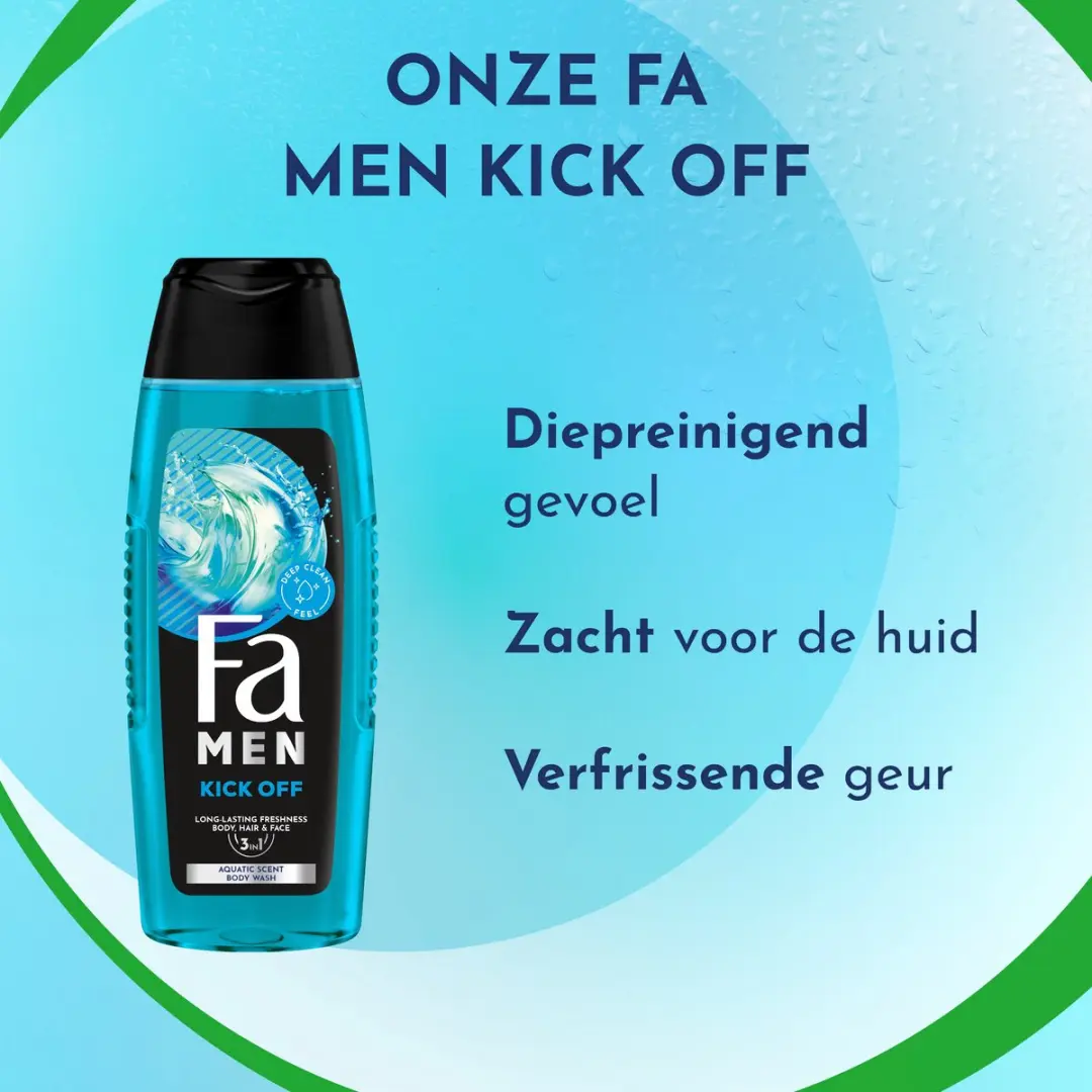 Fa Kick-Off Douchegel 12x250ml