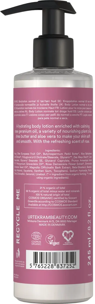 Urtekram Rozen Bodylotion 245ml