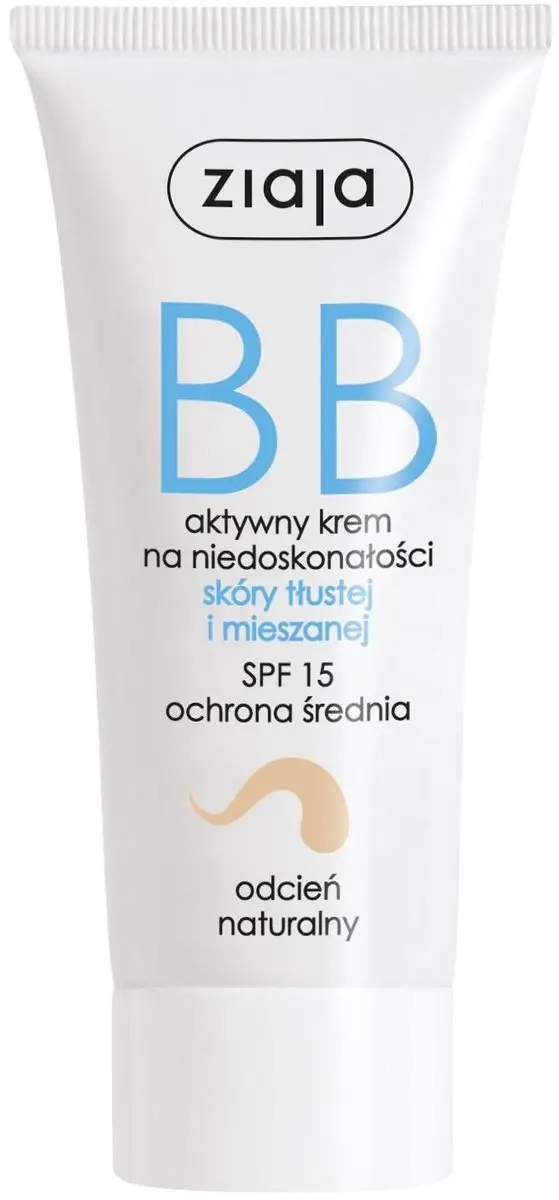 Ziaja BB Cream 50ml - vette en gemengde huid - Natural