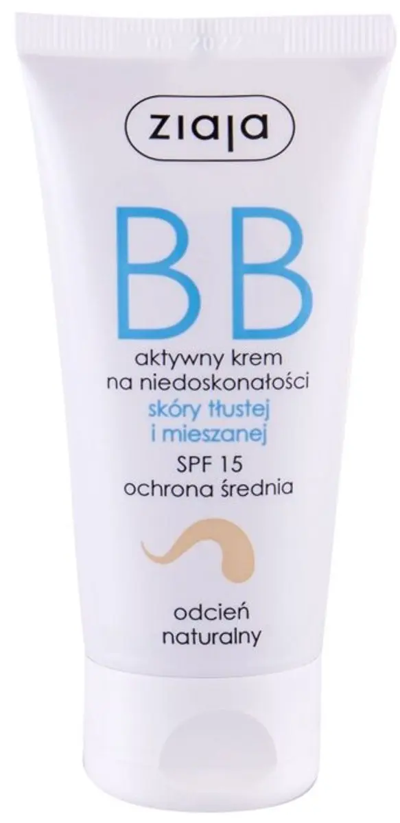 Ziaja BB Cream 50ml - vette en gemengde huid - Natural