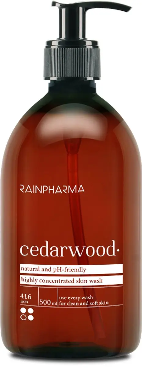 RainPharma Skin Wash Cedarwood 1000ml