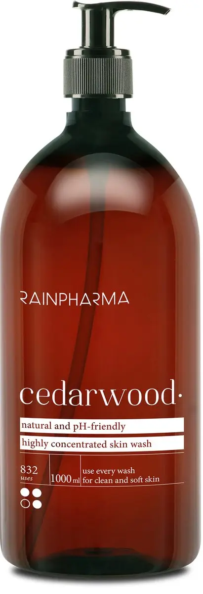 RainPharma Skin Wash Cedarwood 1000ml