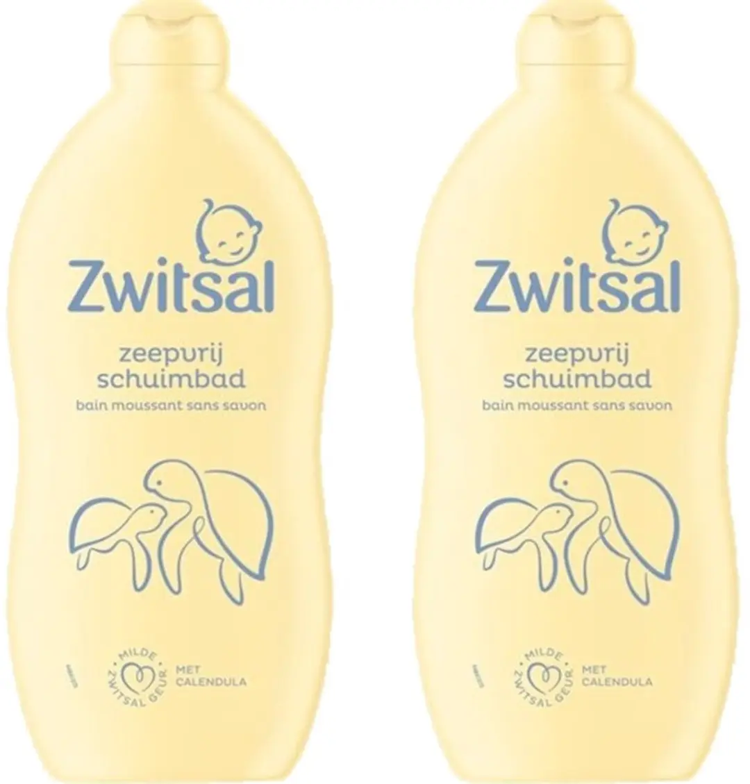 Zwitsal Schuimbad Zeepvrij 2x700ml