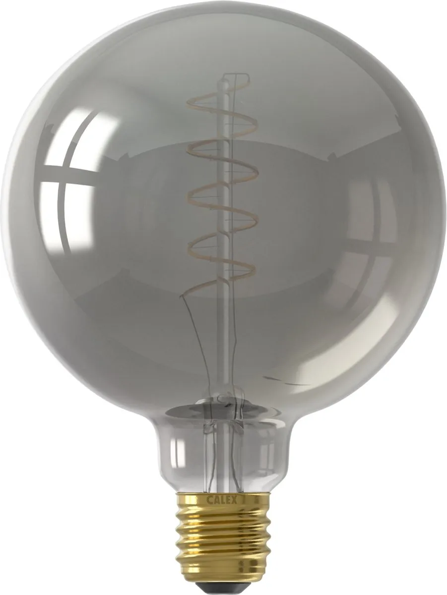 Calex Filament LED Lamp E27 4W - Rookglas - 2100K - Dimbaar