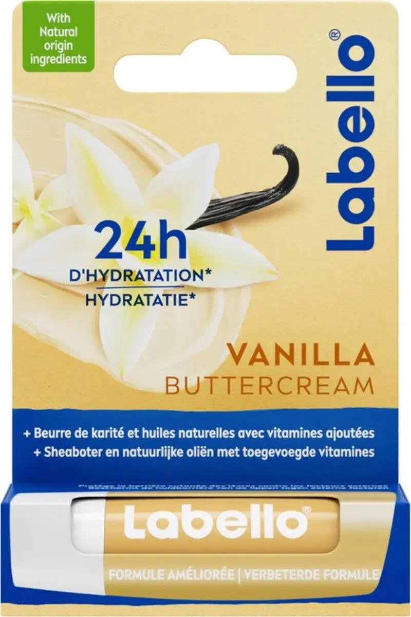 Labello Vanilla Buttercream 4.8ml - 3 Stuks