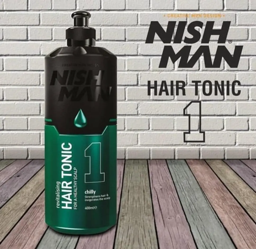 Nishman Hair Tonic 1 Chilly 400ml - 12 Stuks